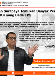 Dewan Surabaya Temukan Banyak Pemilih Satu KK